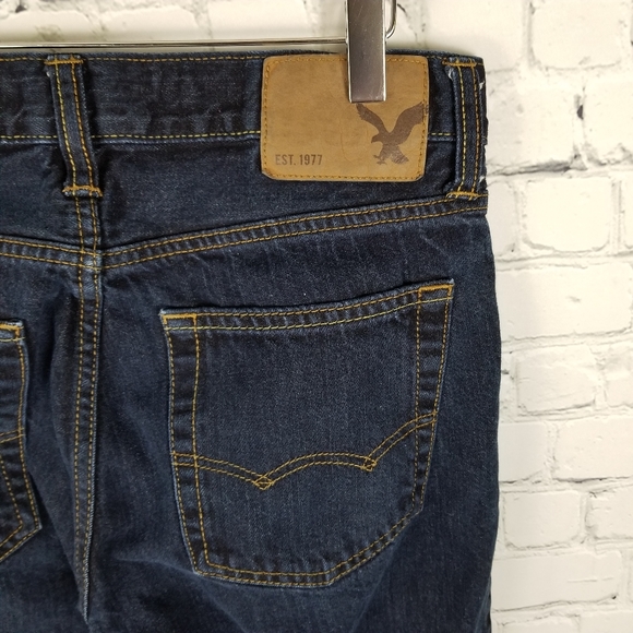 AMERICAN EAGLE | Original Straight dark wash jeans - Picture 1 of 8